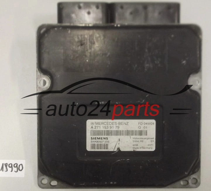 KOMPUTER STEROWNIK SILNIKA MERCEDES W170 SLK 200 SIEMENS 5WK90507 (03), A 271 153 91 79