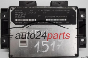 MOTORSTEUERGERÄT ECU STEUERGERÄT PEUGEOT 206 1.9 LUCAS R04080027D, PSA 9641390180, SOFT 9646260380, DCN2, DWLC12