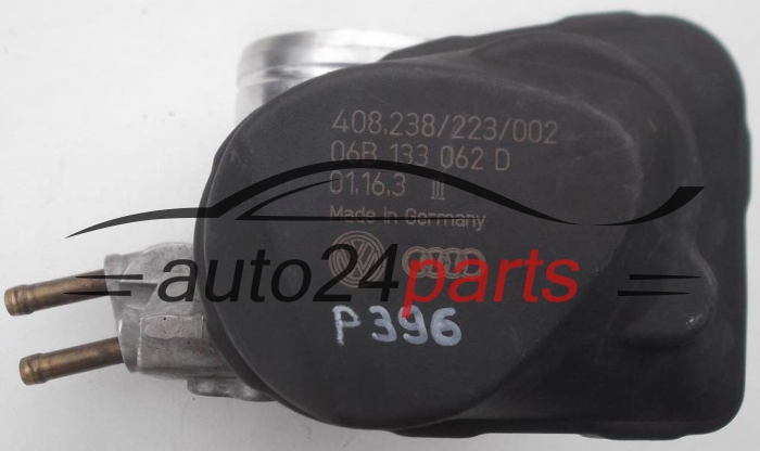 BOITIER DE PAPILLON AUDI VOLKSWAGEN VDO 408.238/223/002, 408238223002, 06B 133 062 D, 06B133062D