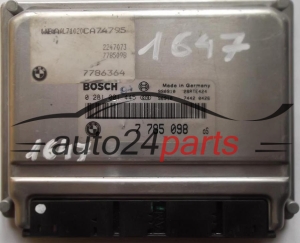 MOTORSTEUERGERÄT ECU STEUERGERÄT BMW E46 320 2.0 D BOSCH 0281001445, 0 281 001 445, 7785098, 7 785 098