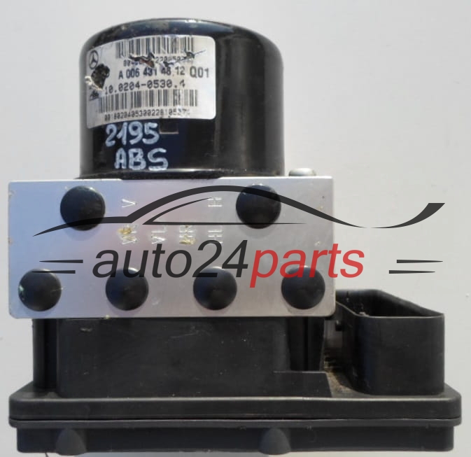 POMPE HYDRAULIQUE ET CALCULATEUR d'ABS MERCEDES A 006 431 48 12, 10.0204-0530.4, A 037 545 36 32