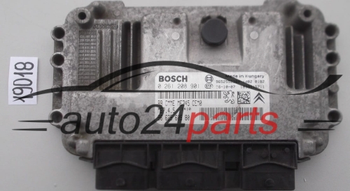 KOMPUTER STEROWNIK SILNIKA PEUGEOT CITROEN 1.6 BOSCH 0 261 208 901, 0261208901, 96 625 605 80, 9662560580 