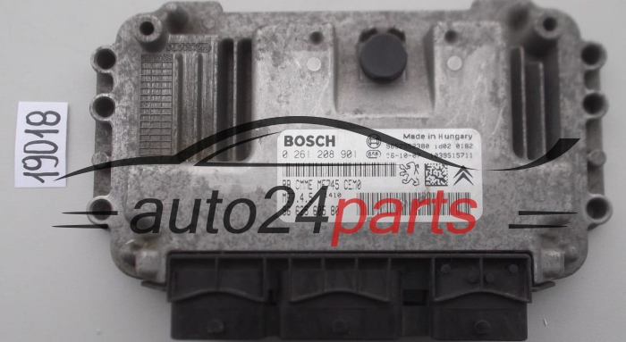 KOMPUTER STEROWNIK SILNIKA PEUGEOT CITROEN 1.6 BOSCH 0 261 208 901, 0261208901, 96 625 605 80, 9662560580 