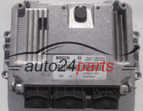 MOTORSTEUERGERÄT ECU STEUERGERÄT RENAULT MEGANE 1.9 DCI BOSCH 0 281 012 769, 0281012769, 8200391966, 8200558304 
