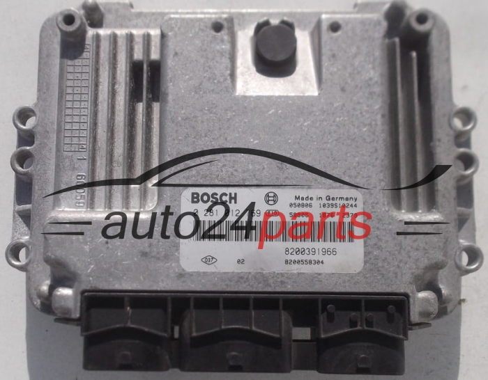 MOTORSTEUERGERÄT ECU STEUERGERÄT RENAULT MEGANE 1.9 DCI BOSCH 0 281 012 769, 0281012769, 8200391966, 8200558304 