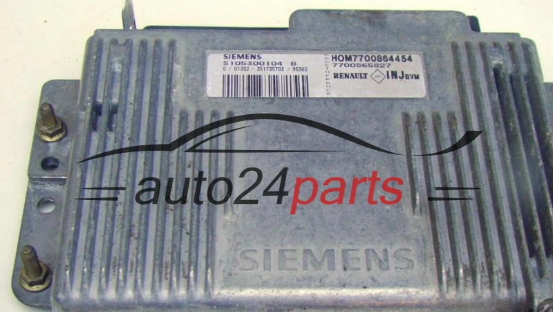KOMPUTER STEROWNIK SILNIKA RENAULT MEGANE 1.6 SIEMENS S105300104 B
