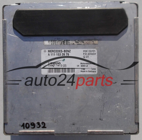 KOMPUTER STEROWNIK SILNIKA MERCEDES W170 SLK 230 A1111532879, 1111532879, A 111 153 28 79 SIEMENS SIM4 LE 5WK9 0413 (2) 5WK90413 - 