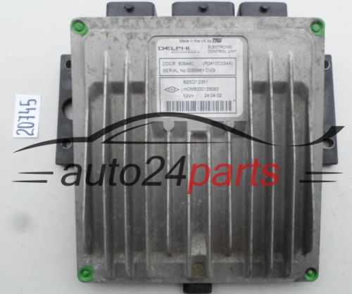 CALCULATEUR MOTEUR RENAULT CLIO 1.5 DCI R0410C034A, 8200212351 