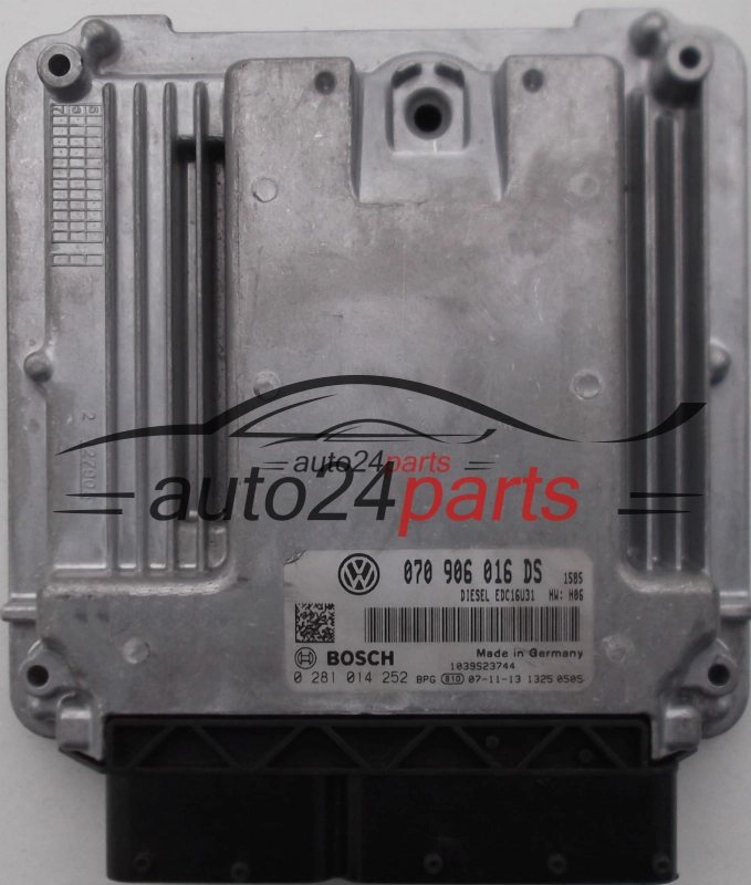 CALCULATEUR MOTEUR VOLKSWAGEN T5 2.5 TDI BOSCH 0 281 014 252, 070 906 016 DS
