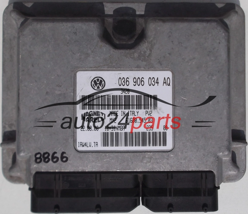 KOMPUTER STEROWNIK SILNIKA VW VOLKSWAGEN LUPO 1.4 036906034AQ, 036 906 034 AQ, IAW4LV.TA, IAW4LVTA, 6160054504, 61600.545.04