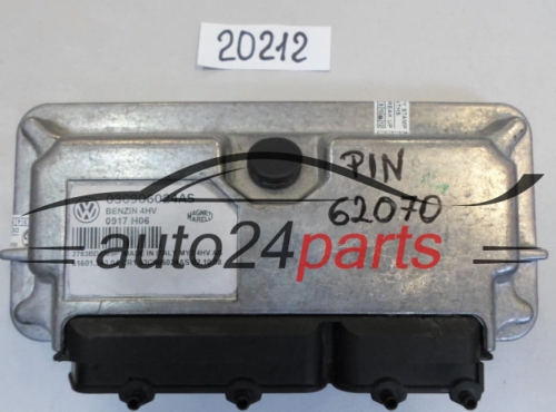 KOMPUTER STEROWNIK SILNIKA VOLKSWAGEN SEAT IBIZA 1.4 Magneti Marelli MY2 4HV.AS,  03C 906 024 AS,  61601.363.04