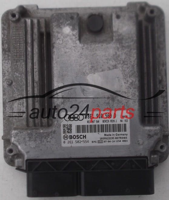 KOMPUTER STEROWNIK SILNIKA AUDI RS4 4.2 BOSCH 0 261 S02 554, 0261S02554, 8E1 910 560 D, 8E1910560 D