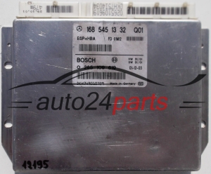 ABS STEROWNIK ESP + HBA MERCEDES W168 A-KLASA BOSCH 0265109619, 0 265 109 619, 1685451332 Q01, 168 545 13 32 