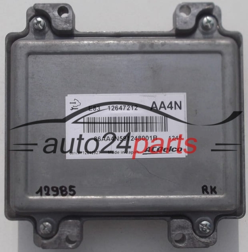 KOMPUTER STEROWNIK SILNIKA OPEL ASTRA 12647212, AA4N - 