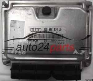 MOTORSTEUERGERÄT ECU STEUERGERÄT AUDI A4 1.9 TDI 038906019JQ, 038 906 019 AQ, BOSCH 0 281 011 142, 0281011142, DIESEL EDC15P+ 1570, 1039S00655 