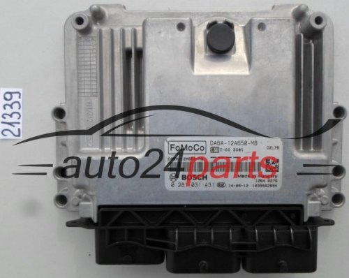 KOMPUTER STEROWNIK SILNIKA FORD FIESTA 1.5 TDCI BOSCH 0 281 031 431, 0281031431, DA6A-12A650-MB, DA6A12A650MB
