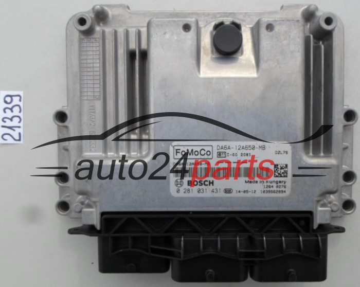 KOMPUTER STEROWNIK SILNIKA FORD FIESTA 1.5 TDCI BOSCH 0 281 031 431, 0281031431, DA6A-12A650-MB, DA6A12A650MB