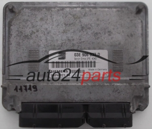 MOTORSTEUERGERÄT ECU STEUERGERÄT SEAT IBIZA CORDOBA 1.2 AZQ 03E 906 033 D, 03E906033D, SIEMENS 5WP40121 05 