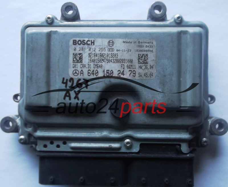 KOMPUTER STEROWNIK SILNIKA MERCEDES W169 A180 1.8 CDI A6401502479