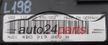  CUADRO INSTRUMENTOS VOLKSWAGEN AUDI 4B0 919 880 H, 4B0919880H, VDO 110 008 890/002, 110008890002