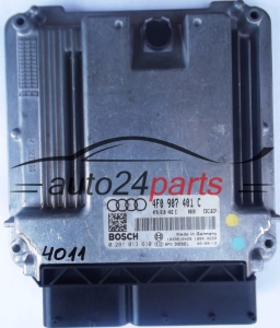 MOTORSTEUERGERÄT ECU STEUERGERAT AUDI A6 3.0 TDI 4F0907401C, 4F0 907 401 C, 4F0910402E, 4F0 910 402 E BOSCH 0281013610, 0 281 013 610 EDC16CP 1039S16428