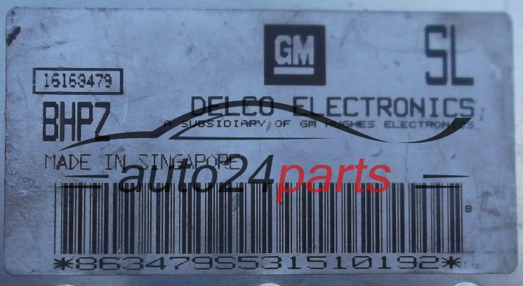 Sterownik silnika OPEL DELCO 16163479 BHPZ, 16163479BHPZ