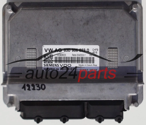 KOMPUTER STEROWNIK SILNIKA VW VOLKSWAGEN POLO FOX 1.4, SIEMENS 5WP40841 04, 5WP4084104, 03D 906 023 Q, 03D906023Q