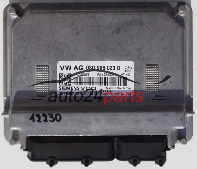 KOMPUTER STEROWNIK SILNIKA VW VOLKSWAGEN POLO FOX 1.4, SIEMENS 5WP40841 04, 5WP4084104, 03D 906 023 Q, 03D906023Q
