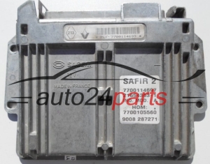 MOTORSTEUERGERÄT ECU STEUERGERÄT  RENAULT TWINGO 1.2 Sagem 21654363-1, 216543631, 7700114699, 7700114697, 7700105560 