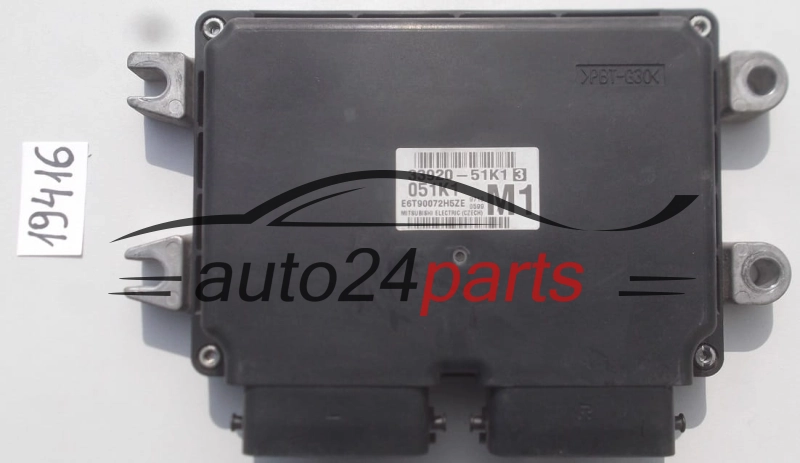 KOMPUTER STEROWNIK SILNIKA SUZUKI SPLASH 1.2 MITSUBISHI E6T90072H4ZE, 33920-51K1, 3392051K1, M1