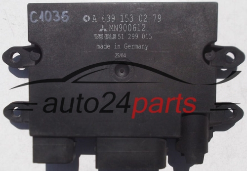 KOMFORTSTEUERGERÄT SMART A 639 153 02 79,  A6391530279, MN900612, 51 299 015, 51299015
