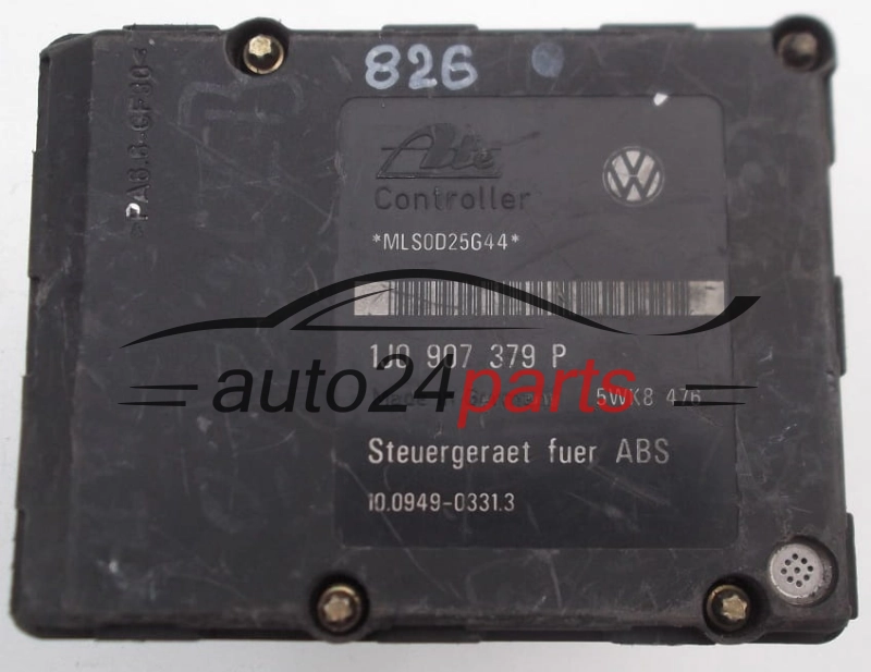 Pompa ABS i sterownik VOLKSWAGEN AUDI SKODA SEAT ALHAMBRA FORD GALAXY ATE 7M3 614 111 H, 7M3614111H, 10.0204-0209.4, 10020402094, 1J0 907 379 P, 1J0907379P, 10.0949-0331.3, 10094903313, 5WK8476