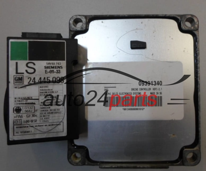 CALCULATEUR MOTEUR OPEL ASTRA CORSA VECTRA ZAFIRA 1.4 Z14XE 1.6 Z16XE Z16SE DELPHI DELCO 09391340, 9391340, HSFI-2.1