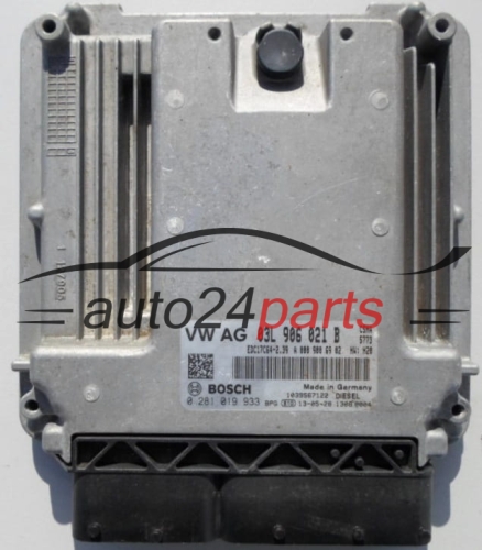 MOTORSTEUERGERÄT ECU STEUERGERÄT  VOLKSWAGEN CRAFTER 2.0 TDI BOSCH 0 281 019 933, 03L 906 021 B, A 000 900 69 02