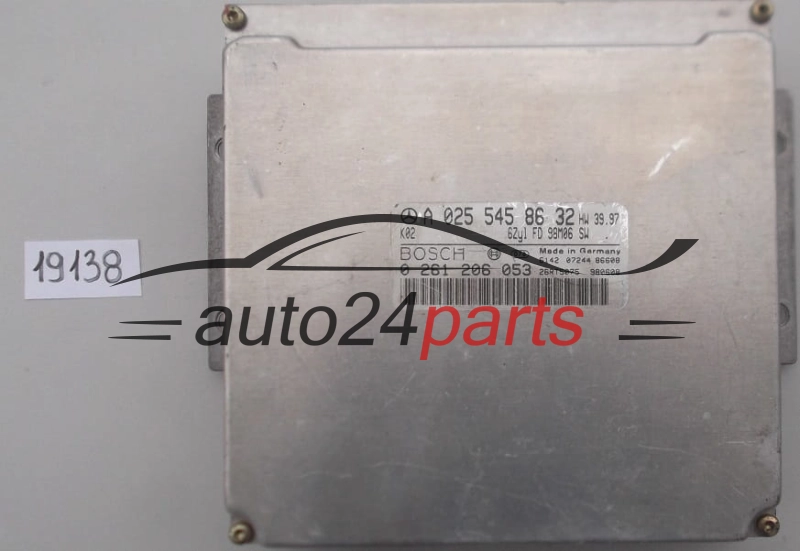 KOMPUTER STEROWNIK SILNIKA MERCEDES W211 E320 A0255458632, 0255458632, A 025 545 86 32 BOSCH 0261206053, 0 261 206 053