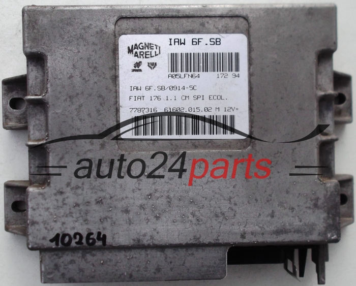 KOMPUTER STEROWNIK SILNIKA FIAT PUNTO 1.1 IAW 6F.SB, IAW6FSB, 61602.015.02, 6160201502, 7787316 