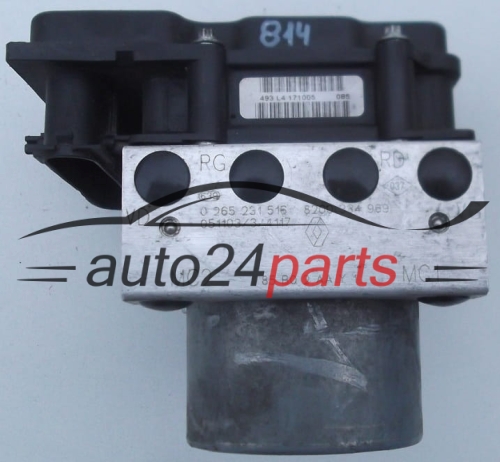 CALCULATEUR ABS RENAULT CLIO BOSCH 0265231516 / 8200334969 / 0265800411