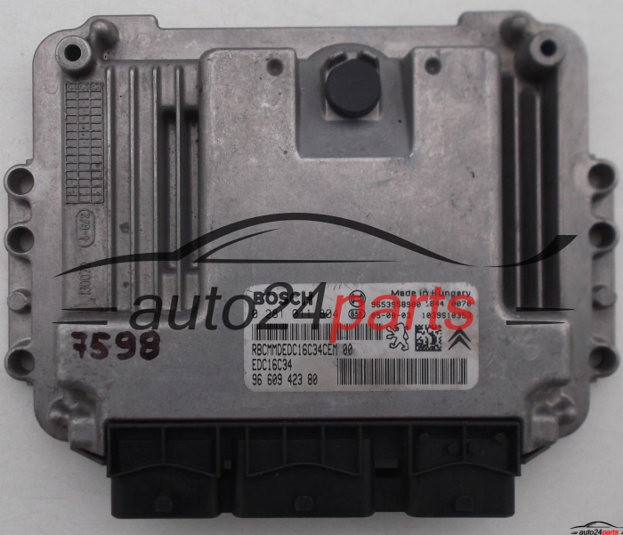 calculateur moteur pour citroen c3 1.6 hdi