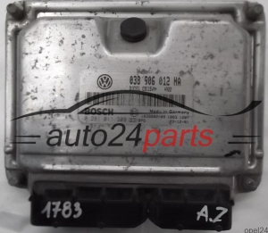 ECU CENTRALITA DE MOTOR SKODA OCTAVIA 1.9 TDI ALH 038906012HA, 038 906 012 HA, BOSCH 0 281 011 309, 0281011309, DIESEL EDC15VM+ 4922, 1039SA02409 