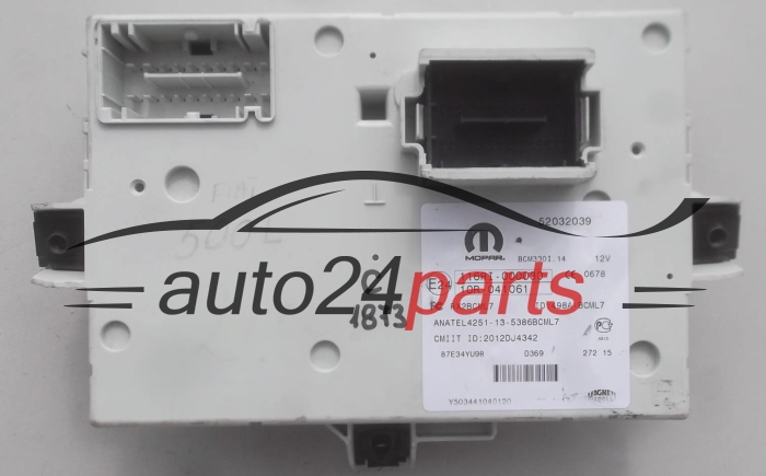 CENTRALKA MODUL STEROWNIK FIAT 500 52032039, 116RI-000030, 116RI000030