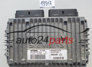 STEROWNIK SKRZYNI AUTOMATYCZNEJ RENAULT MEGANE 1.6 SIEMENS S118057302 E, S118057302E, 8200372275, 8200272204 - 19917