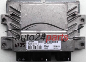 CALCULATEUR MOTEUR FORD FIESTA 1.6 8V21-12A650-HE, 8V2112A650HE, S180049001, 0HAE, J38AC