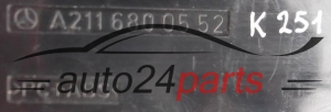  PANEL OGRZEWANIA STEROWNIK NAWIEWU REGULATOR KLIMATRONIK MERCEDES E-KLASSE A 211 680 05 52 / A2116800552