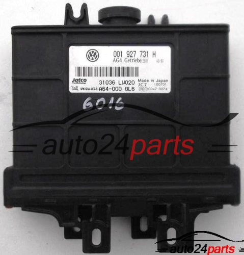 BOITE DE VITESSES AUTOMATIQUE SKODA FABIA 1.4 001 927 731 H, 001927731H 