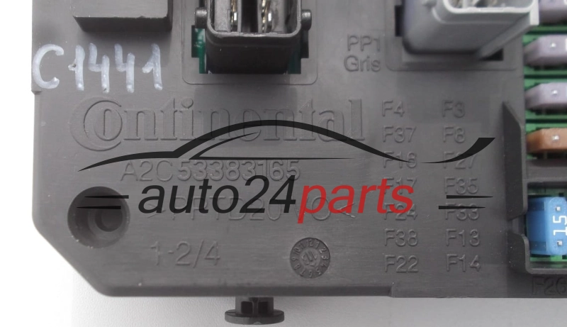 CENTRALKA MODUL STEROWNIK KOMFORTU BSI CITROEN PEUGEOT CONTINENTAL A2C53383165 