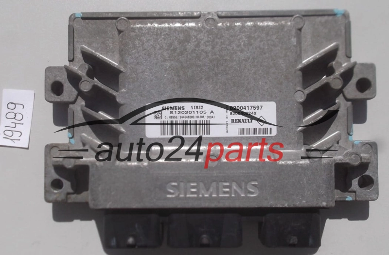 KOMPUTER STEROWNIK SILNIKA RENAULT CLIO SIEMENS S120201105A, 8200417597, 8200400246, SIM32