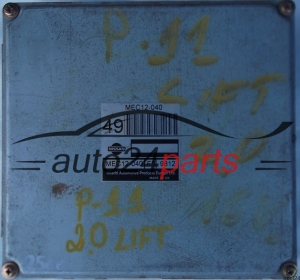 MOTORSTEUERGERÄT ECU STEUERGERÄT NISSAN PRIMERA 2.0 MEC12040 59 F5 9812, MEC12-040 49