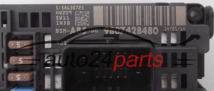 KOMFORTSTEUERGERÄT  BSM CITROEN PEUGEOT DELPHI 9807428480