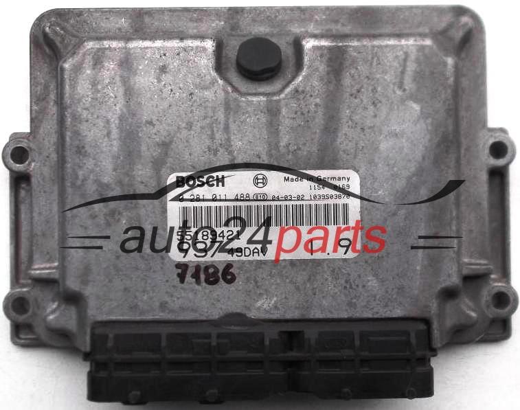 Komputer sterownik silnika Alfa Romeo 147 1.9 JTD 0281011488 55189421 93749DAV