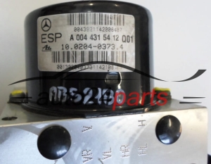 Pompa ABS i sterownik  MERCEDES A 004 431 54 12, ATE 10.0204-0373.4